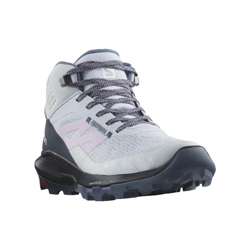 SALOMON Women's Outpulse Mid GORE-TEX 'Arctic Ice Orchid Bloom' Sneakers 471524