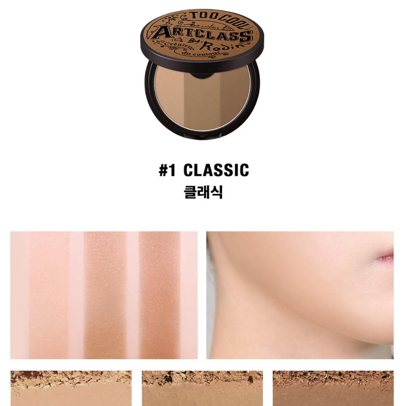

Too Cool For School Artclass By Rodin Shading Expert Set (Neutral) - [KOREAN MAKEUP] 3-Color Contour Palette with Dual Brush (9.5g) #1 CLASSIC