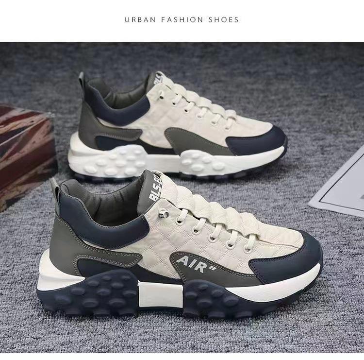 Herren 2025 Dicksohlige Koreanische Dad Shoes - Atmungsaktive Low-Top Laufschuhe für Frühling & Herbst