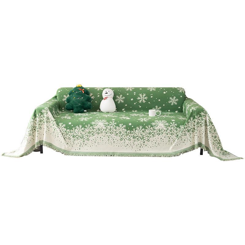Christmas New Sofa Cover Towel Four Seasons Universal Full Covered Non-Slip Sofa Cover Fashion Festive Full Wrapping Blanket