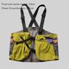 Mesh Material Multi Pocket Vest Multi Pocket Breathable Jacket Outdoor Vest  For Men For Women