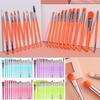 20pcs Makeup Brush Set Travel friendly Cheek Blending Face Powder Brushes Suitable for Various Makeup Looks