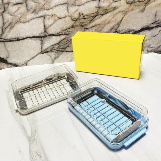 Butterschneider-Box mit transparentem Deckel, Lebensmittelqualität, Arbeitsplatte, Butterbehälter, Aufbewahrungsbox, Küchenzubehör