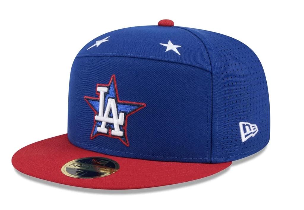 Limited Edition 2025 MLB All-Star Workout Cap, Los Angeles Dodgers, Size 7 1/2 [Imported]