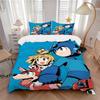 3Pcs Mega Man Adventure Team Bedding Set Quilt Cover Pillowcase Home Christmas Xmas Halloween Gift 1 Duvet Cover 2 Pillowcase M929403
