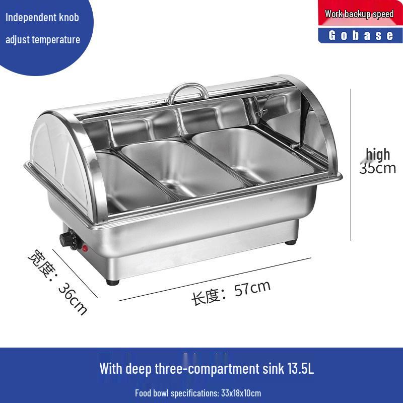 Commercial Stainless Steel Electric Buffet Warmer