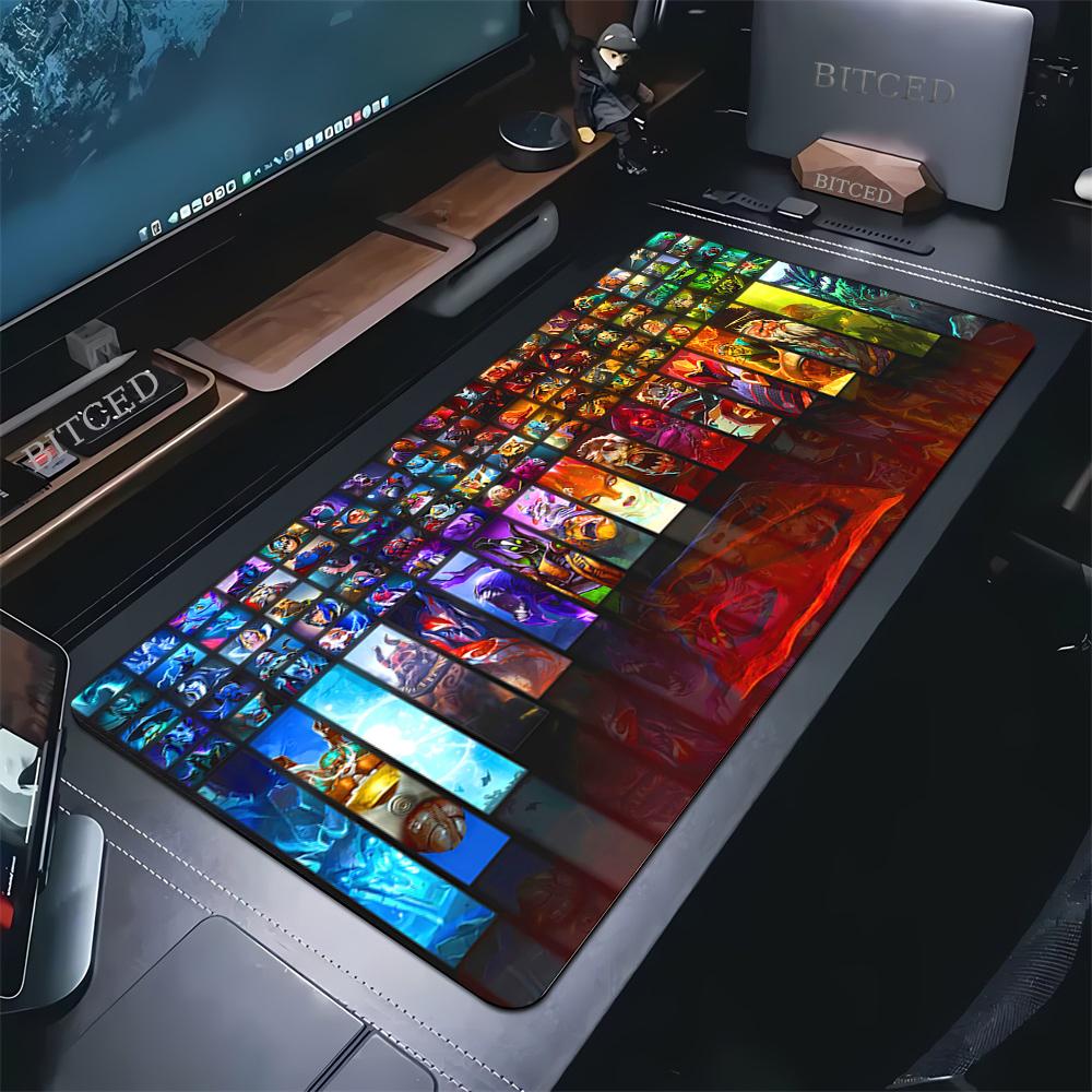 XXL DOTA Game Mauspads Erweitertes Mauspads Büro Computerzubehör Langlebige Schreibtischunterlage Rutschfeste Gummistoff Tastaturpads