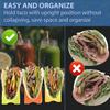 3pcs Colorful Taco Holders - Suitable for Soft or Hard Shells - Ideal for Restaurant and Home Use