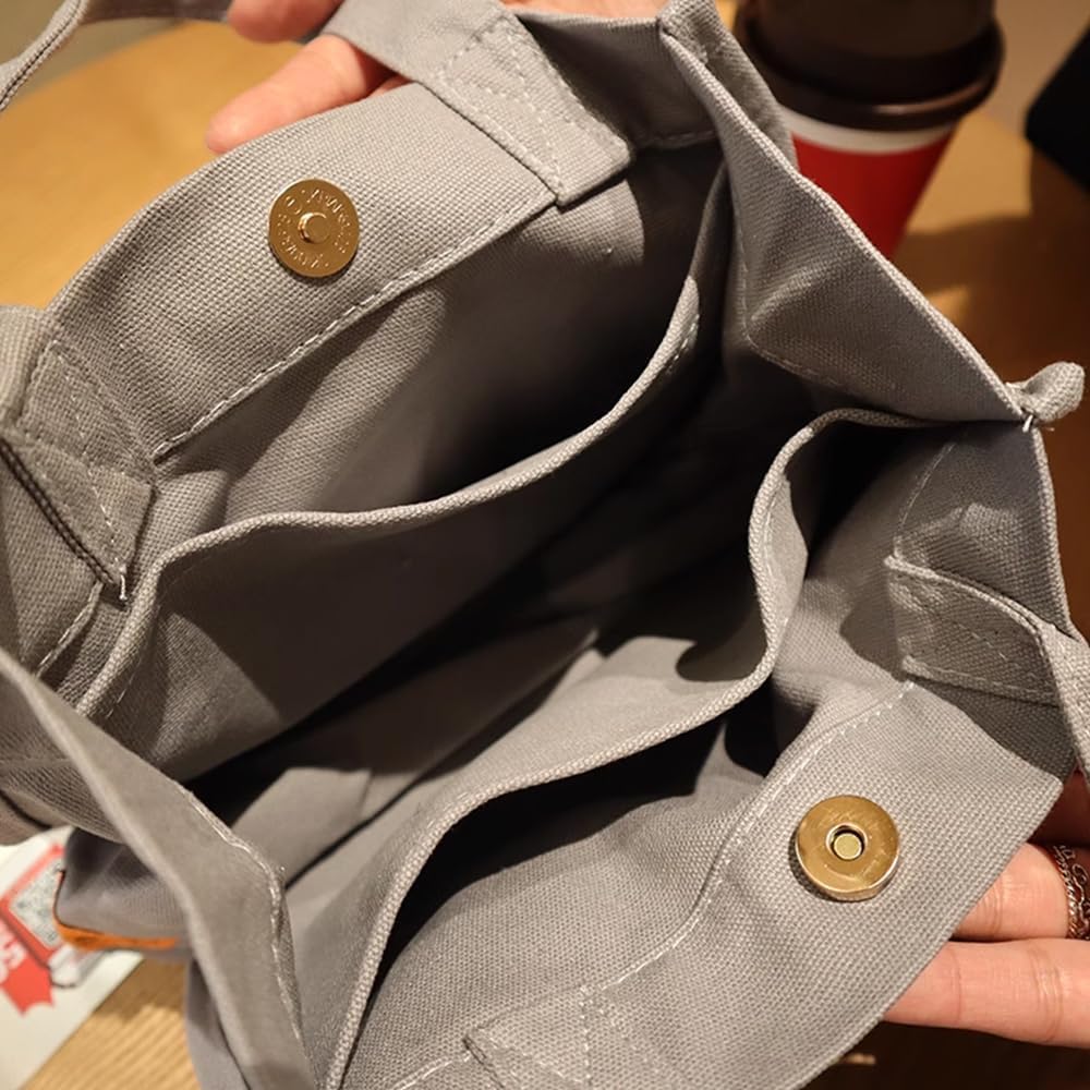 Snoopy Lunch Bag, Cute, Lightweight, Tote Bag, Simple, Solid Color, Multifunctional, Travel, Commuting, School Lunch Bag, Unisex, Unofficial (White)