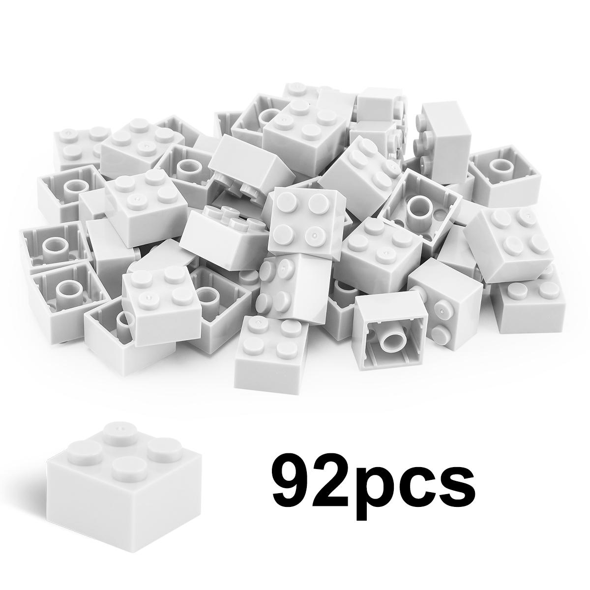 

100g 2x2 high brickBuilding Blocks Thick FiguresBricks Dots Learning Imaginative SizeCompatible Including Plastic Playthings forChildren 100g 2x2 high brick белый