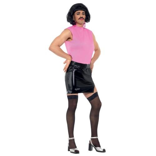 Queen Mens Break Free Housewife Costume