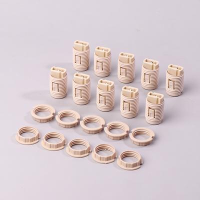 10 Piezas Portalámparas G9 Anillo Bases de Lámpara Portalámparas G9 Con Carcasa de Plástico Portalámparas de Cerámica G9 Con Soporte de Plástico M10 Iluminación