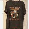THE CULT Ceremony Tour Tričko Klasické Černé S 5XL vintage Vyprané designové oblečení móda Pohodlné homme Univerzální grafické