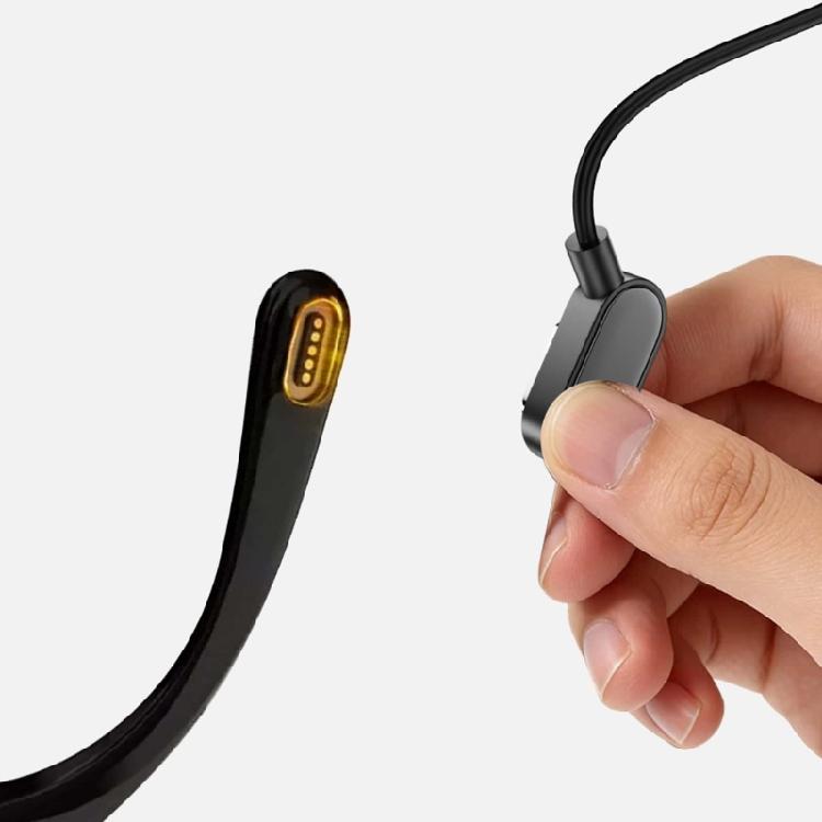 LED-Licht Magnetisches Lade-Set für tragbare Brillen, Typ-C-Ladekabel und 3-Pin-Adapter für den Heimgebrauch