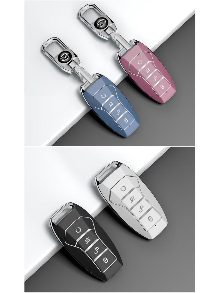 Compatible Key Cover for BYD Han EV, Tang DM/MAX, Song Pro, Qin PLUS, Yuan Models - Women’s Shell Buckle Bag