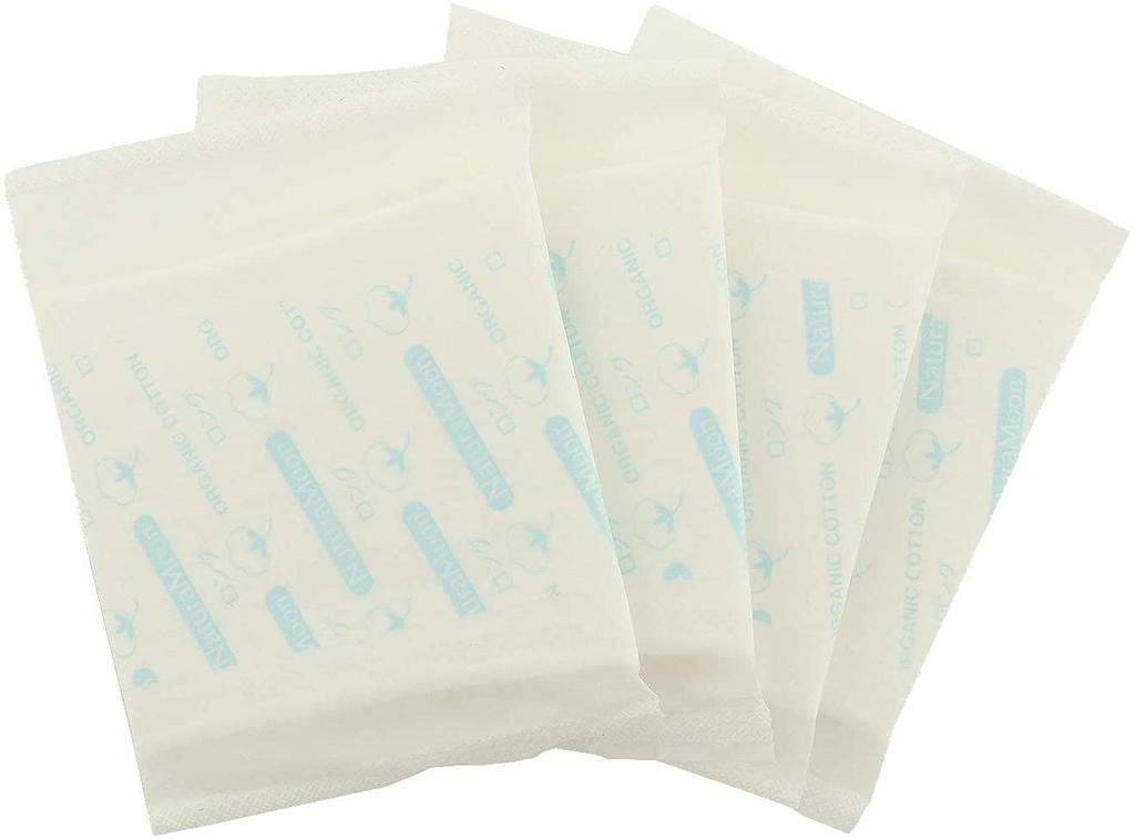 NaturaMoon Discharge 36 count x 3 packs 2 trial packs of NaturaMoon Sanitary Napkins for heavy flow during the absorbent Pads, Long, + [with wings,