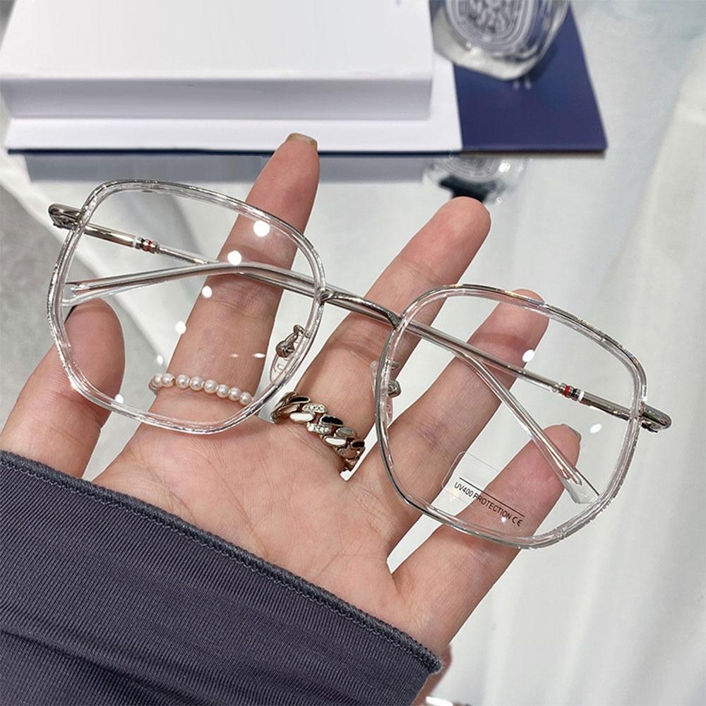 Square Frame Anti-Blue Light Glasses Prescription-Compatible Glasses Frame  for Women & Men