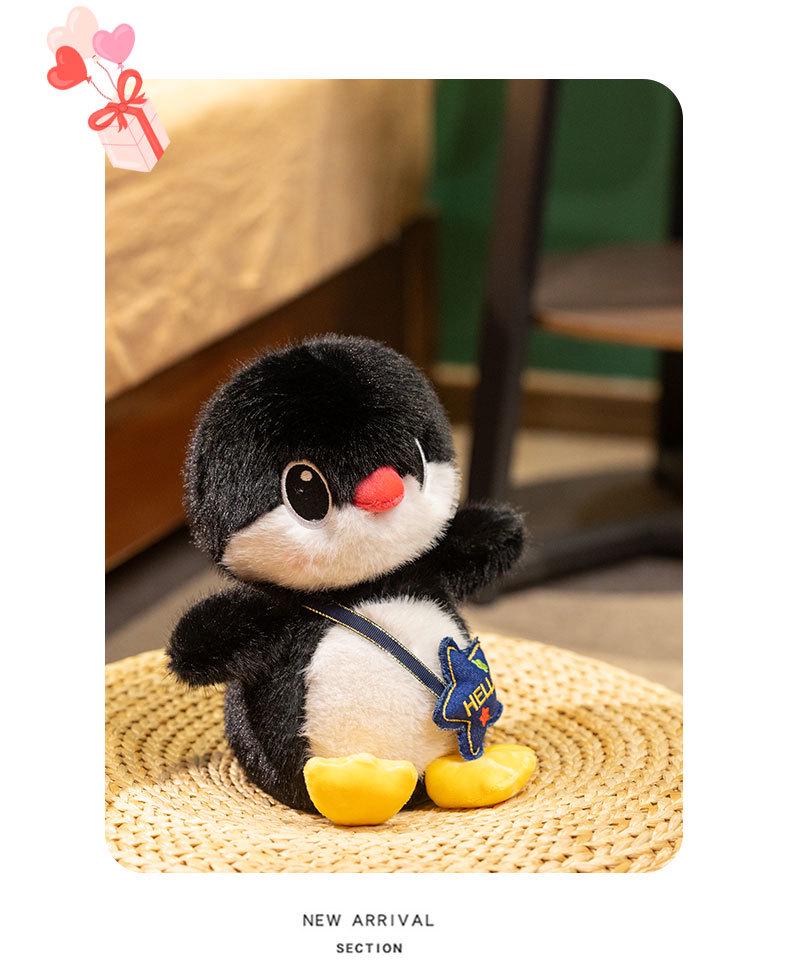 Penguin Plush Backpack Pillow – Cute Children's Sleeping Doll, Girls' Birthday Gift