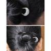 Vintage  Thai  Peony Hanfu Hair Accessory U-Shaped Short Hairpin Classical Everyday Ethnic Style Jewelry For Women