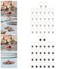 26Pcs English Alphabet Letters Wine Glass Charms for Stem Glasses Gatherings