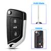 KEYYOU For Peugeot 207 307 308 407 607 807 For Citroen C2 C3 C4 C5 C6 Berlingo Picasso 2/3B Filp Modified Remote Car Key Shell