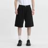 VOGUO RELAY Unisex Korean Style Washed Wide-Leg Casual Shorts