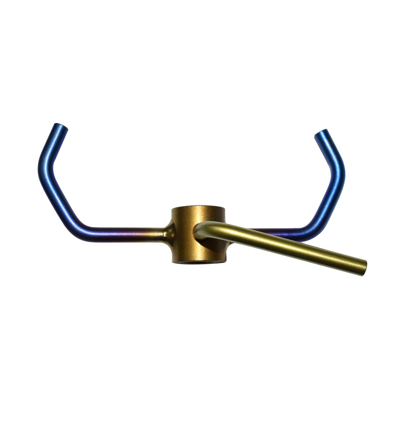 

64 Titanium Rod Holder Hook Cargo Hook Piton Exclusive Iridescent Anodized 13mm (13)