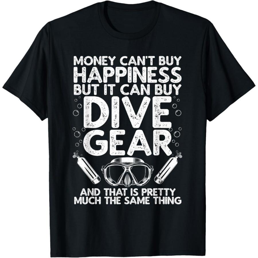 

Funny Scuba Diver Design For Men Women Scuba Diving Lover T-Shirt XXXXXL чёрный