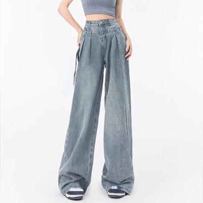Moda Y2k Mujer Harajuku Jeans Pierna Ancha Punk Sueltos Casual Vaqueros Cargo Holgados Streetwear Pantalones Largos Tendencia