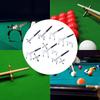 Retractable Billiards Cue Stick Bridge Bridge Head Stainless Steel Extender for Pool Table Training Competition Accessory