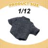 -Shirt Top for Female Dolls, Short Articulated Figures, Made of Quality Material, Suitable