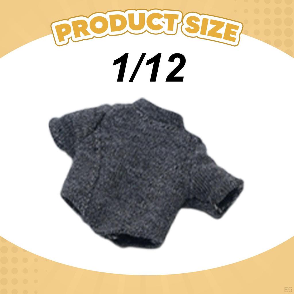 -Shirt Top for Female Dolls, Short Articulated Figures, Made of Quality Material, Suitable