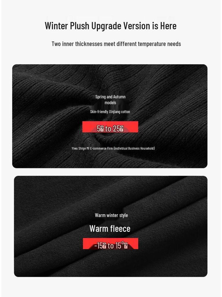 V-Neck Black Knit Plus Velvet Dress - Urban Style Hip-Hugging Autumn/Winter Skirt for Women