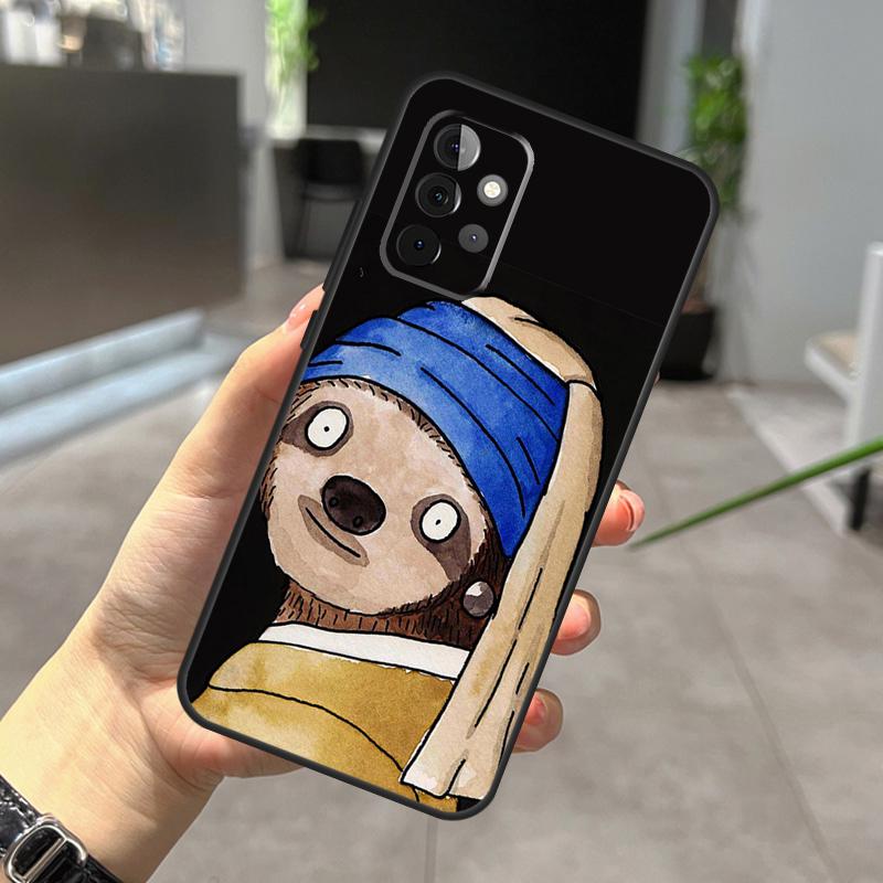 Lustige Faultier Hülle Für Samsung Galaxy A22 A32 A52 A15 A16 A05 A26 A36 A56 A53 A33 A13 A34 A54 A14 A35 A55