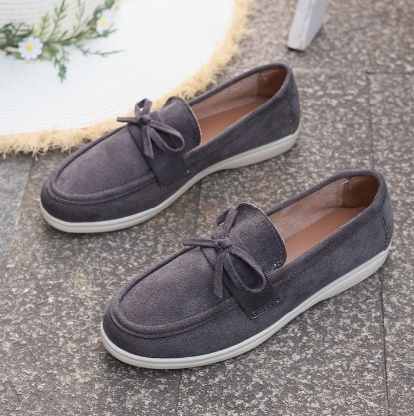 Fashion New Lefu Shoes Women's Soft Leather Retro Lazy Man Step on Thick Sole Flat Bottom Comfortable Single Shoe Tenis De Mujer Loafers