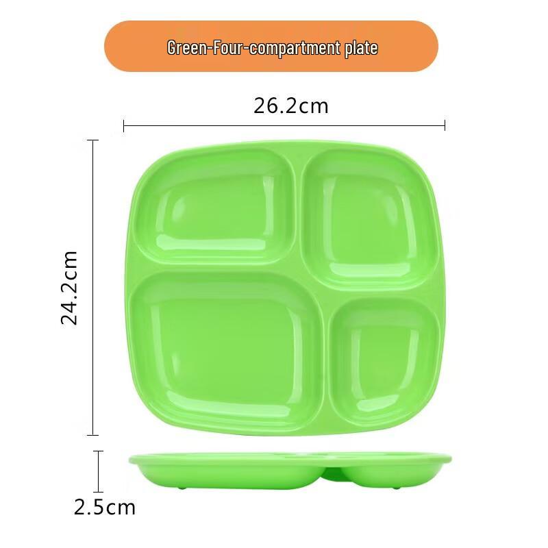 ChuiShanHai Melamine Divided Fast Food Canteen Plate