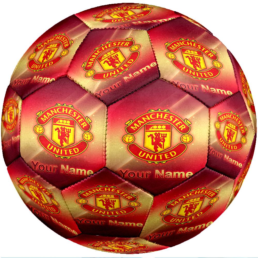 Manchester United Fashion Size 5 Football Wearproof Non‑Slip Soccer Ball For Sports Training Entertainment Use