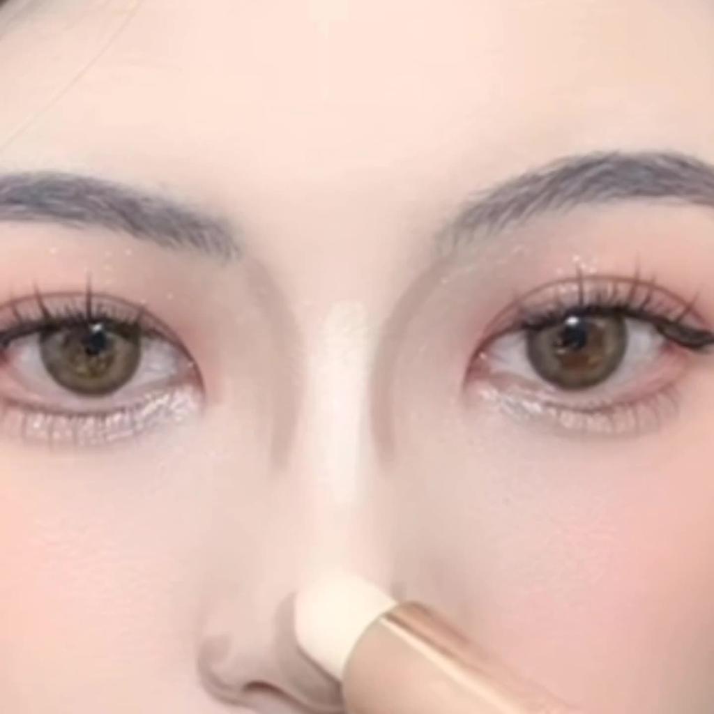 Dual-Ended Highlight & Contour Stick 3D Facial Sculpting Long-Lasting, Waterproof & Sweatproof, Skin-Tone Illumination Makeup Stick