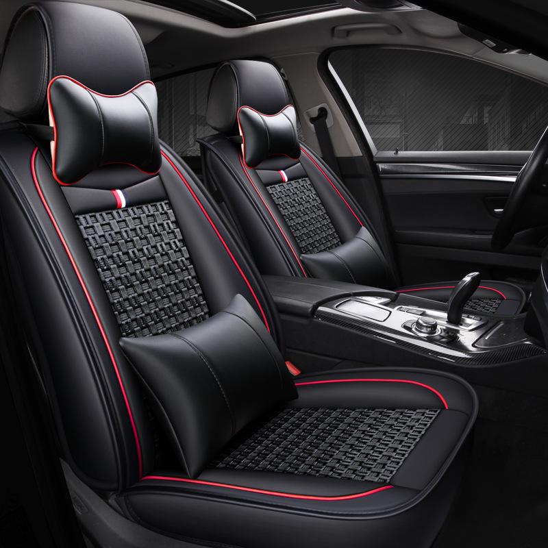 Union Jack Ice Silk A011 Car Seat Cushion - All-Season British Style Cover