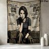 Resident Evil Veggteppe Estetisk Vegghengende Trykt Stoffteppe Dekorative Tepper for Soverom Stue Hjemmeinnredning