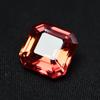 Natural Orange Sapphire Loose Gemstone 9.70 Ct Earrings Stone Square Cut September Birthstone Gift