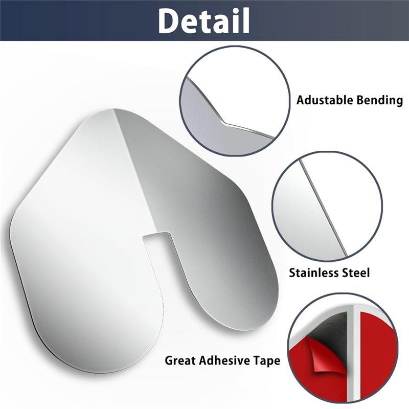 Aug. 2 Pcs Stainless Steel Bowguard For Boats Boatbow Protector With Adhesive Boat Keel Guard For Protecting Boat Ship