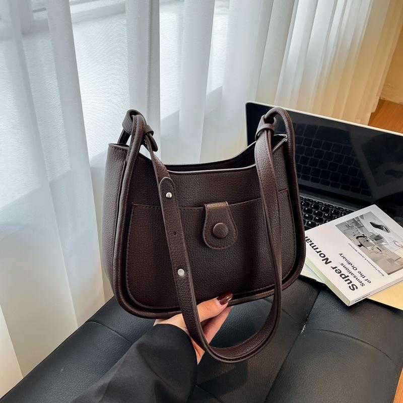 В этом году популярная маленькая женская сумка 2025 новая модная корейская сумка-мессенджер однотонная сумка-ведро на плечо сумка-мессенджер 24917 3459₽