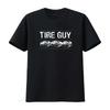 Mens Fun Tire Guy Tires Idea T Shirt Black 2X Large Vintage Washed Breathable Versatile Fashion Streetwear Unisex