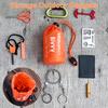 Outdoor Camping Tent Tool Storage Bag with Whistle Multifunctional Large Capacity Drawstring Bag Hiking Survival Emergency Tool Sundries