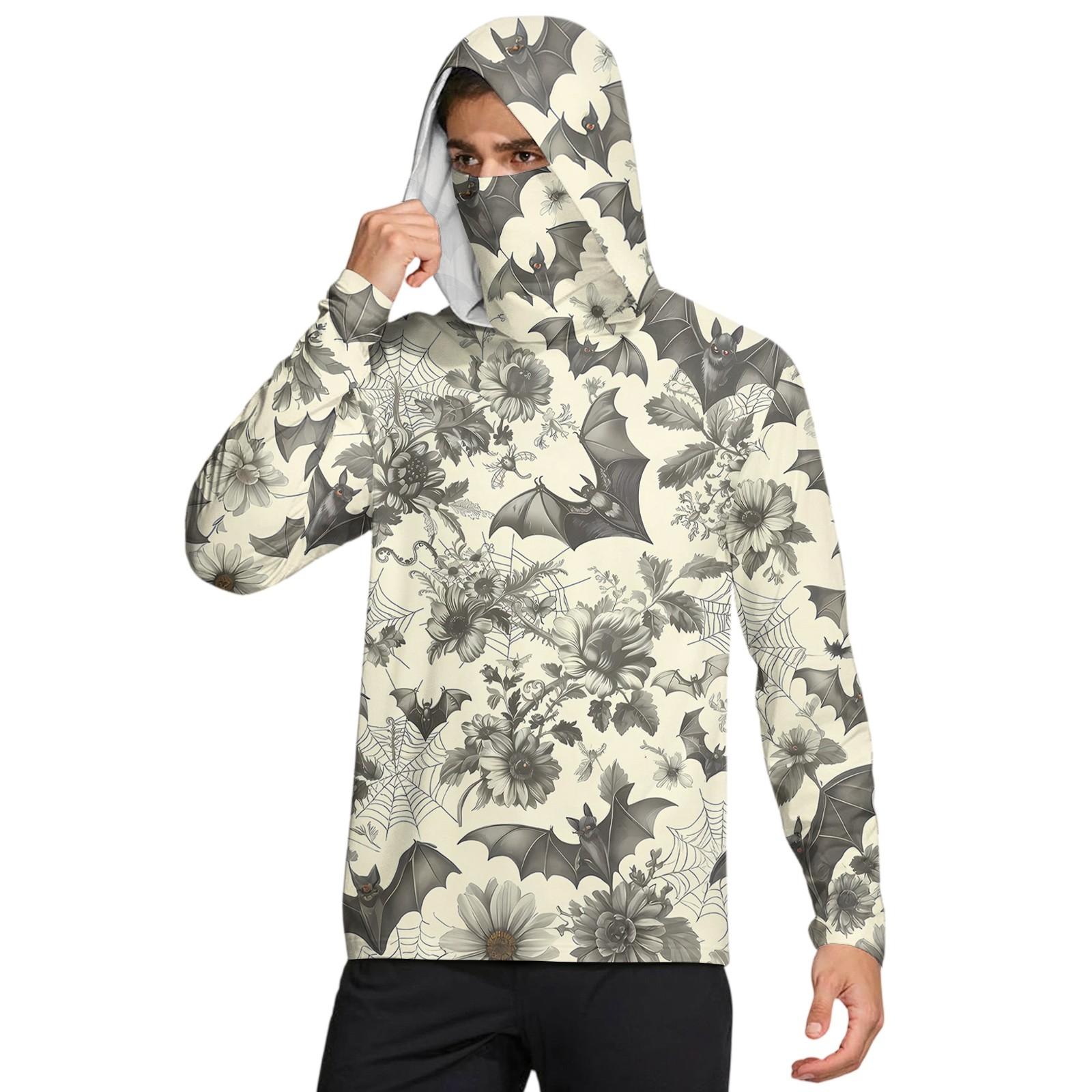 

Men s UPF50+ Sun-protective Shirt, Quick-drying Long-sleeved Shirt, Running Exercise Fishing Shirt M хаки