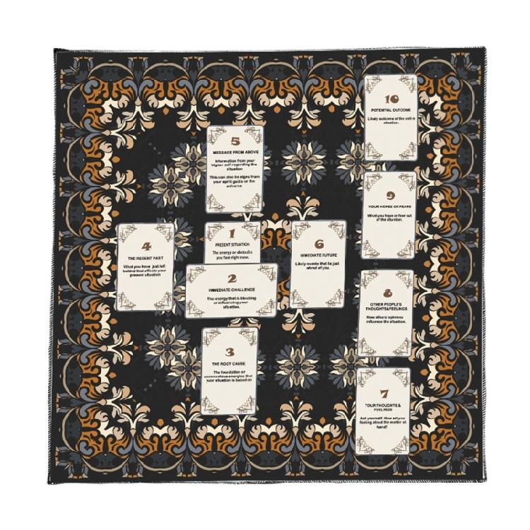 Reading Card Astrologys Tablecloth Altars Cloth Square Divinations Cards Table Cloth Witchcrafts Deck Cloth Enduring