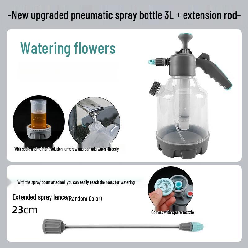 WEDO 2-3L Manual Pressure Sprayer with Extension Rod CN plug (adapter included)