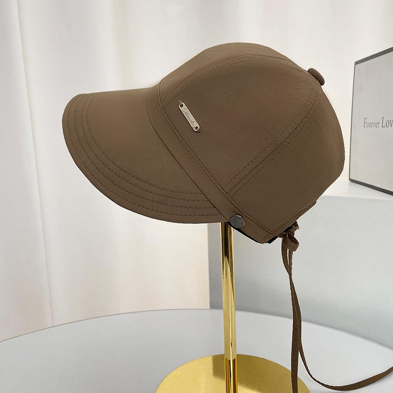 Hat Women'S Spring Summer Uv Protection Sun Hat Big Brim Face Cover Quick Drying Peaked Hat Cycling Sun Protection Sun Hat