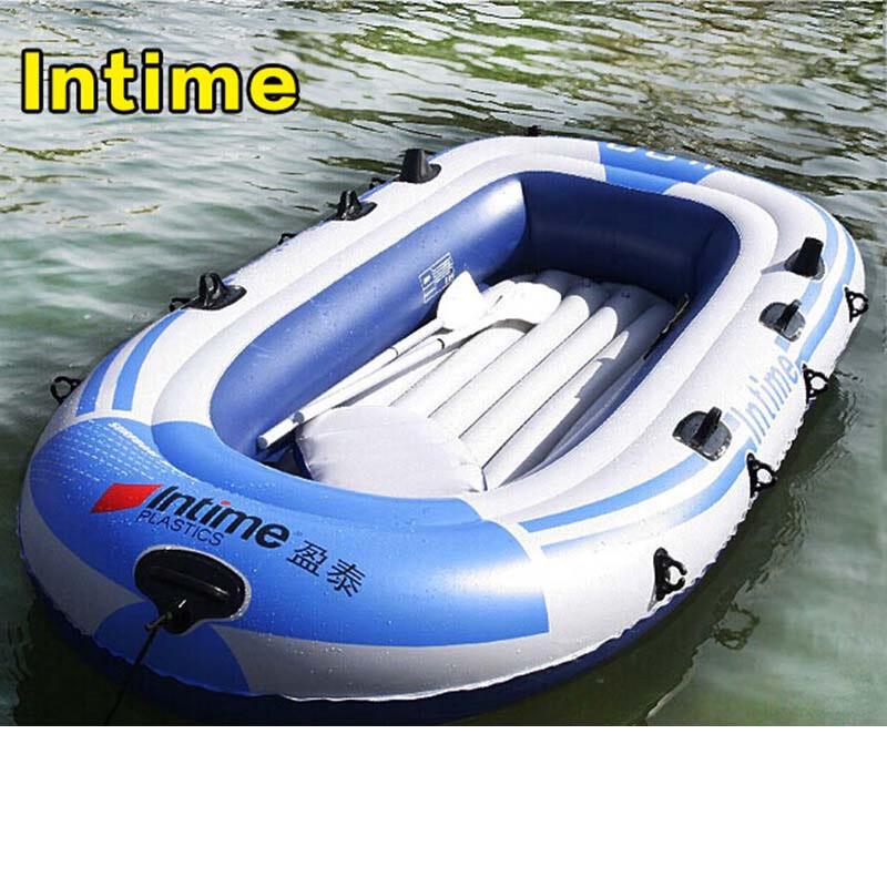 SBART 4-Person Outdoor Inflatable Fishing Boat 4-Person, 272x152cm